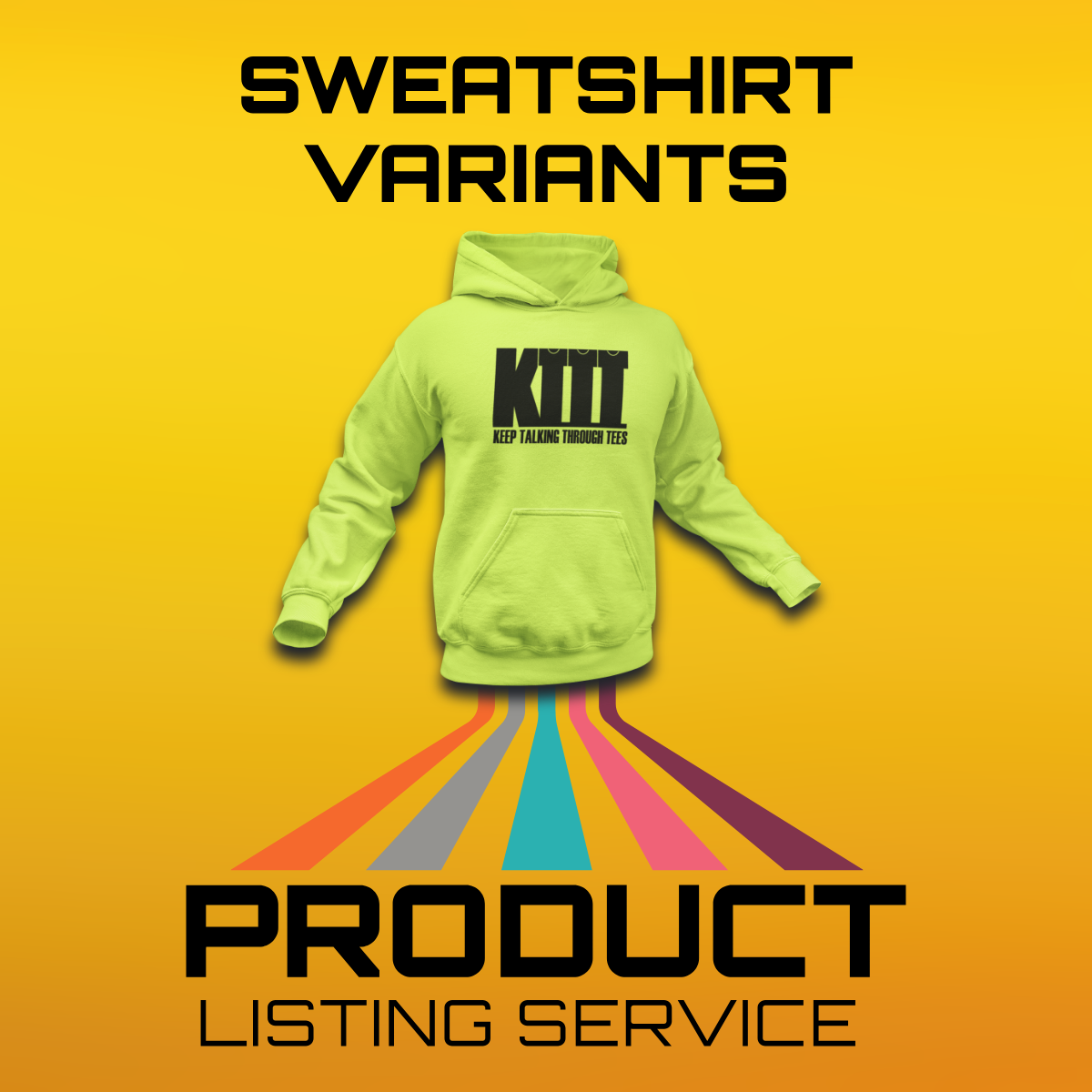 Product Listing Service: Sweatshirt Variants