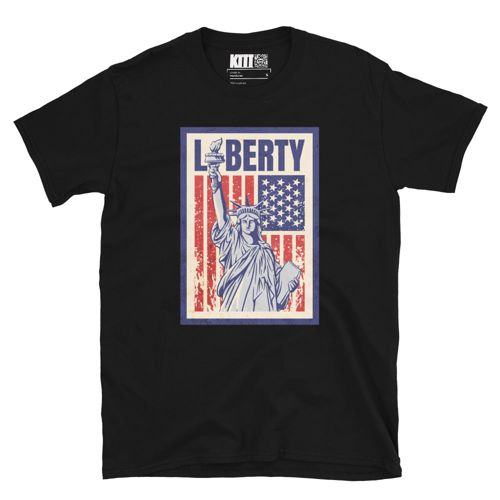 Liberty - Flame of Freedom Short-Sleeve Unisex T-Shirt