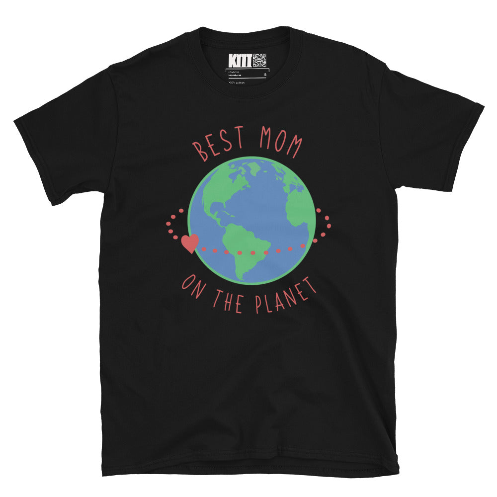 Best Mom on the Planet - World of Love Short-Sleeve Unisex T-Shirt