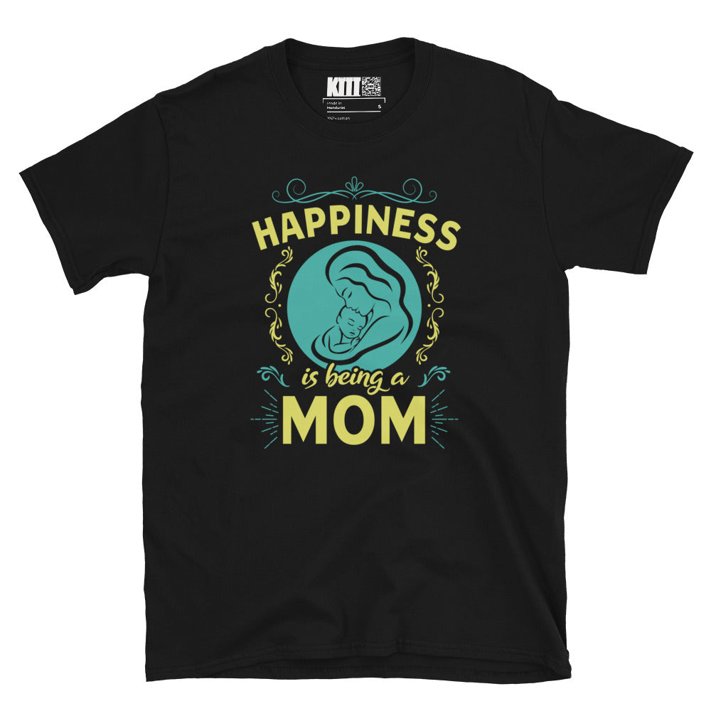 Happiness Is Being a Mom - Heart Full of Joy Short-Sleeve Unisex T-Shirt