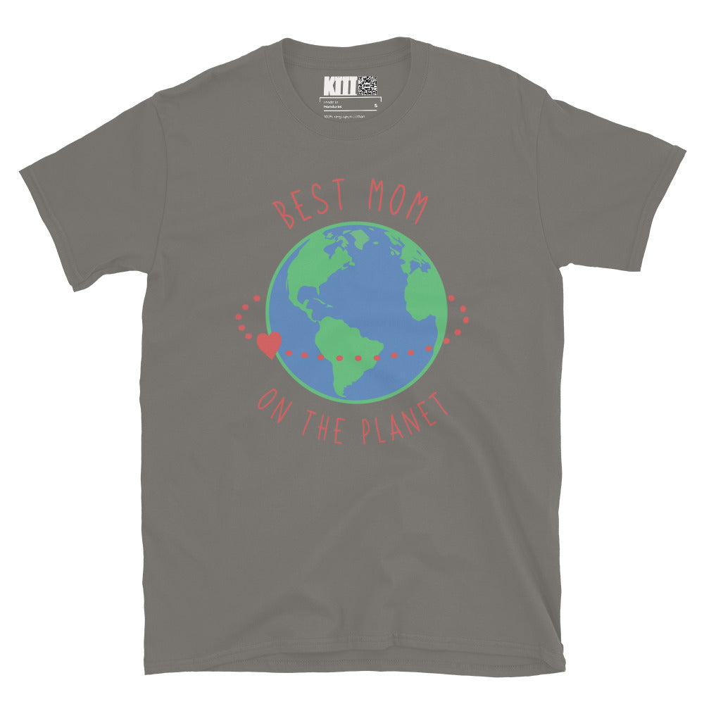 Best Mom on the Planet - World of Love Short-Sleeve Unisex T-Shirt