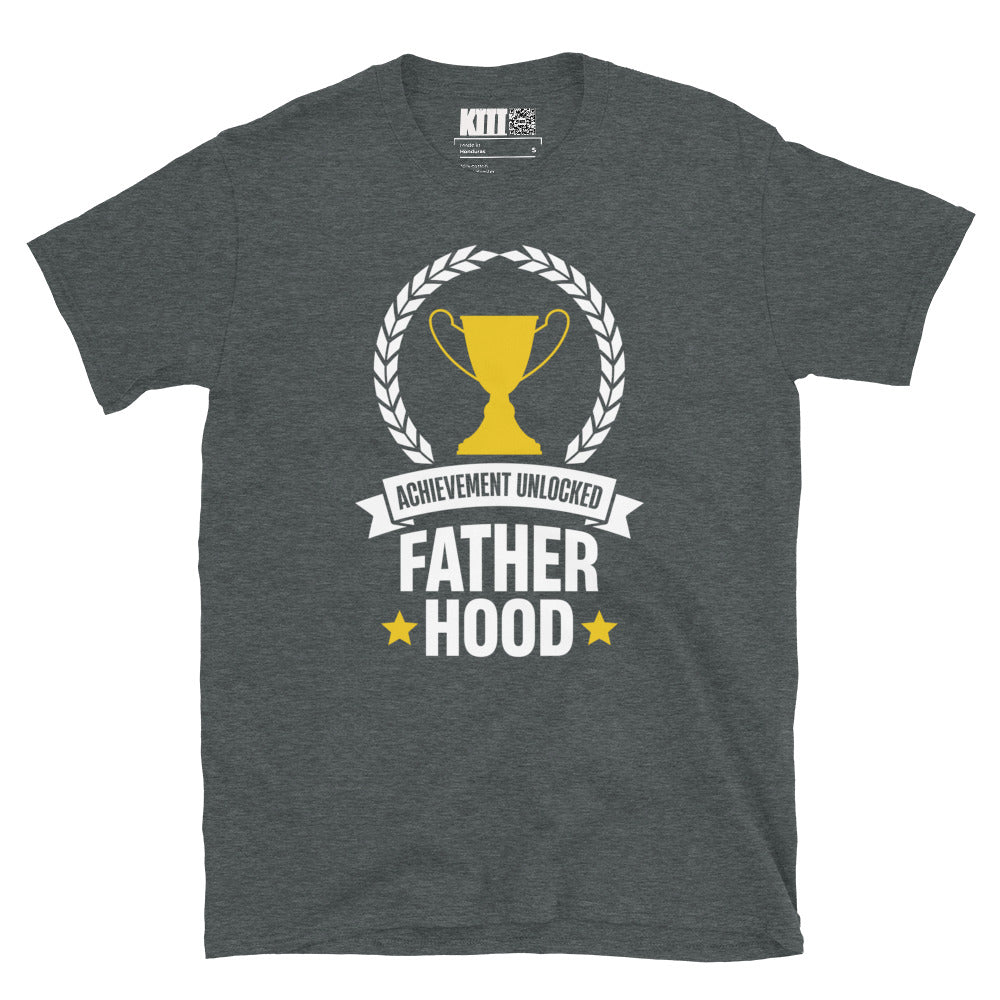 Fatherhood Unlocked - Trophy Dad Short-Sleeve Unisex T-Shirt