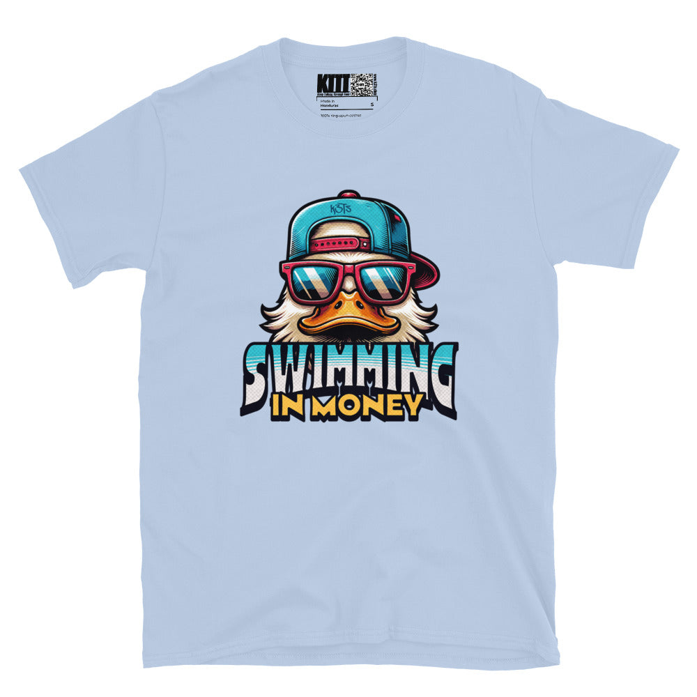 Swimming in Money - Duck Life Short-Sleeve Unisex T-Shirt