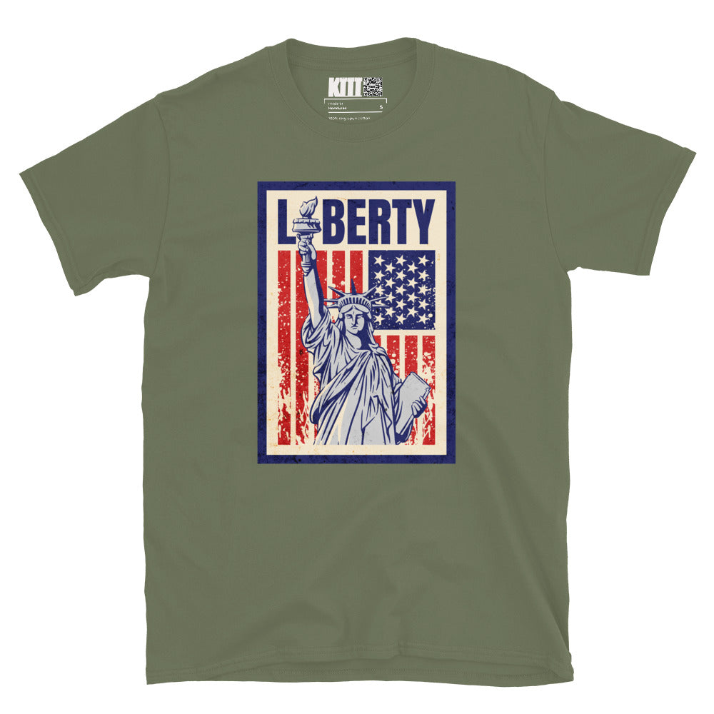 Liberty - Flame of Freedom Short-Sleeve Unisex T-Shirt
