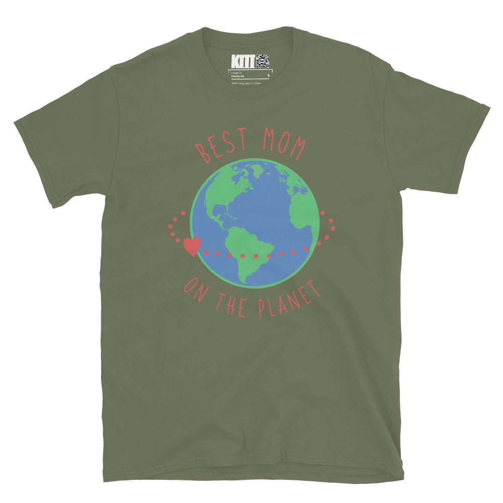 Best Mom on the Planet - World of Love Short-Sleeve Unisex T-Shirt