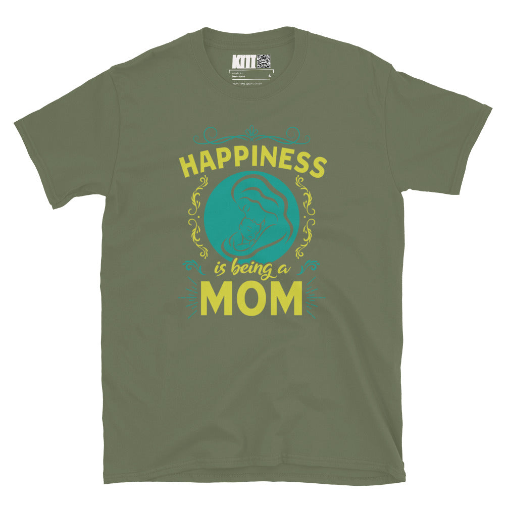Happiness Is Being a Mom - Heart Full of Joy Short-Sleeve Unisex T-Shirt