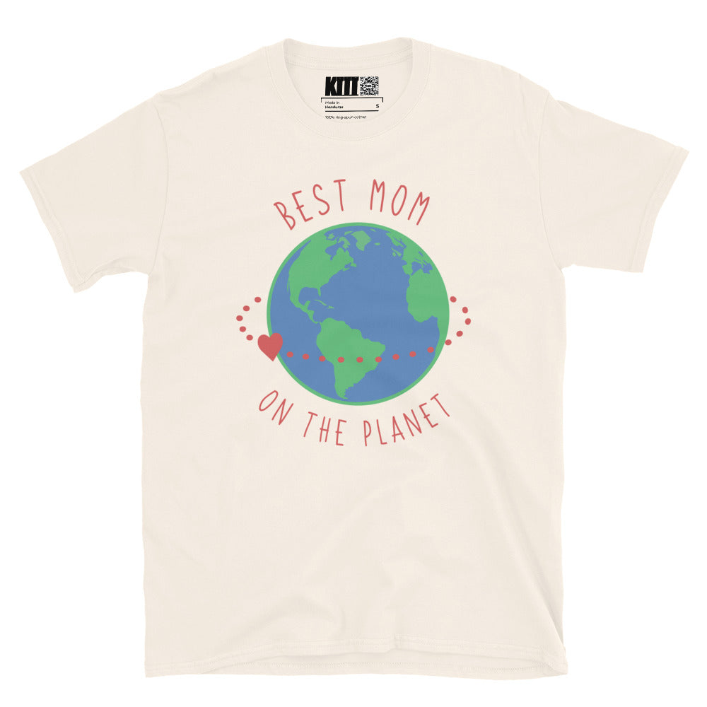 Best Mom on the Planet - World of Love Short-Sleeve Unisex T-Shirt