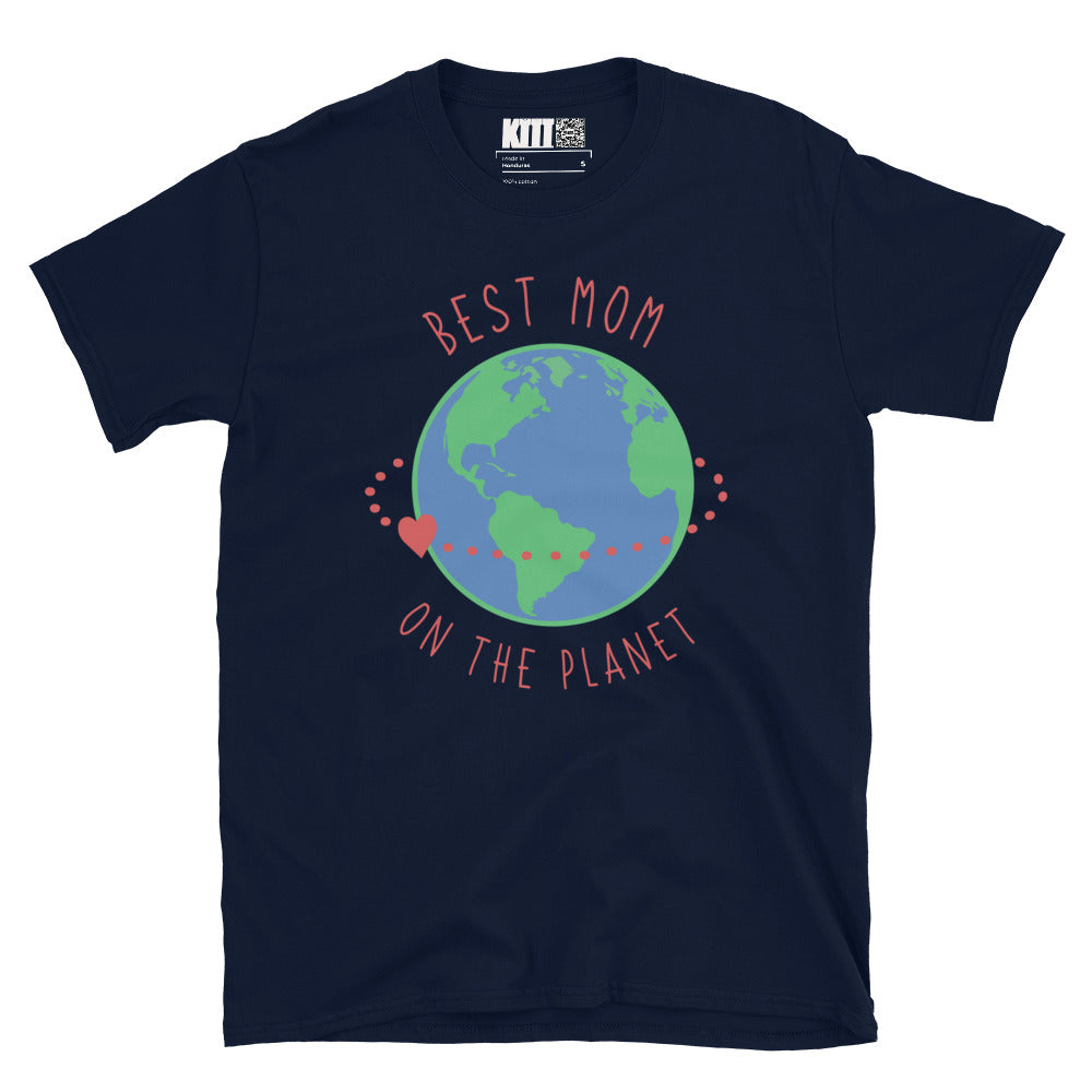 Best Mom on the Planet - World of Love Short-Sleeve Unisex T-Shirt
