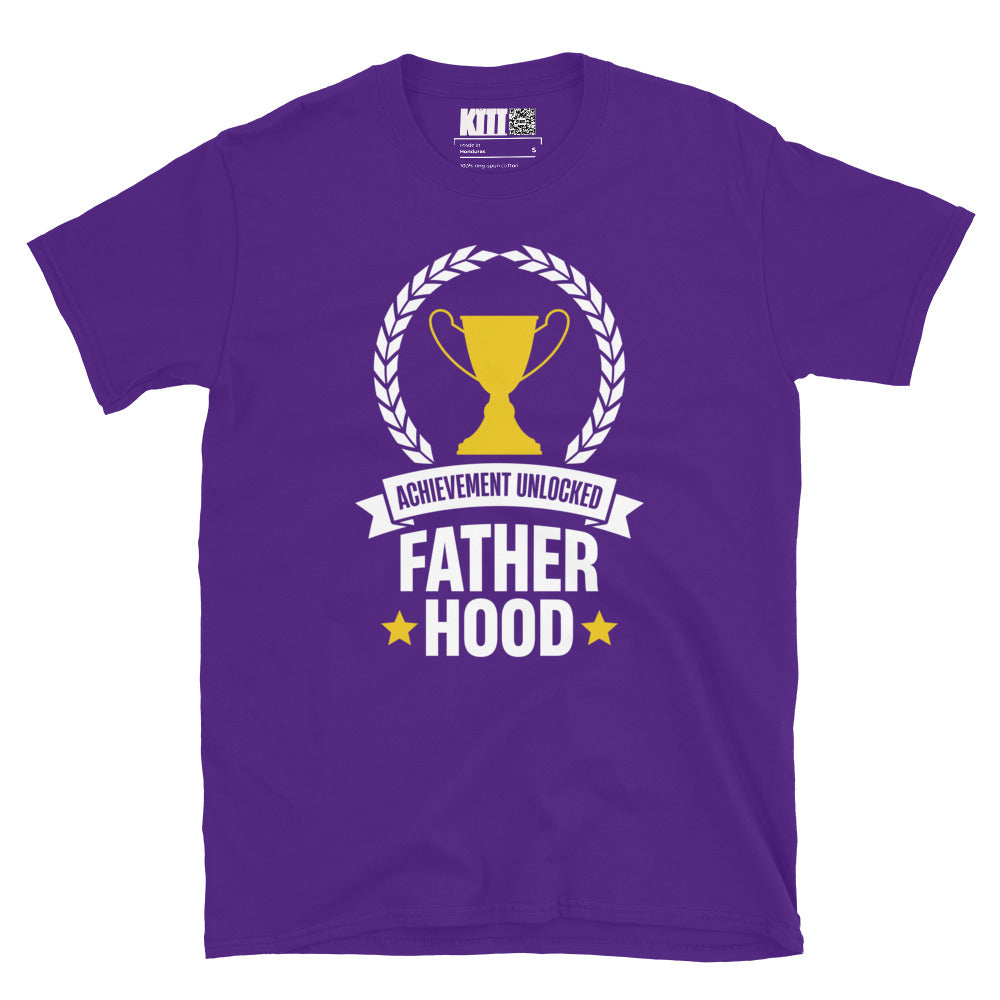 Fatherhood Unlocked - Trophy Dad Short-Sleeve Unisex T-Shirt