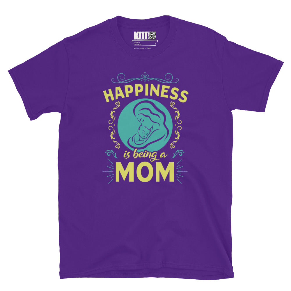Happiness Is Being a Mom - Heart Full of Joy Short-Sleeve Unisex T-Shirt