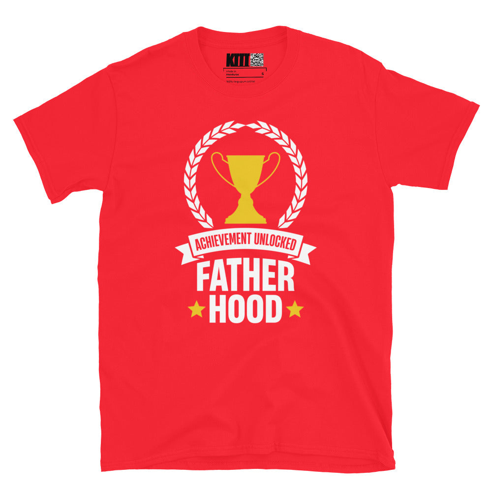 Fatherhood Unlocked - Trophy Dad Short-Sleeve Unisex T-Shirt