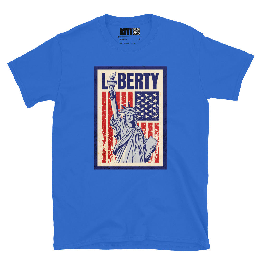Liberty - Flame of Freedom Short-Sleeve Unisex T-Shirt