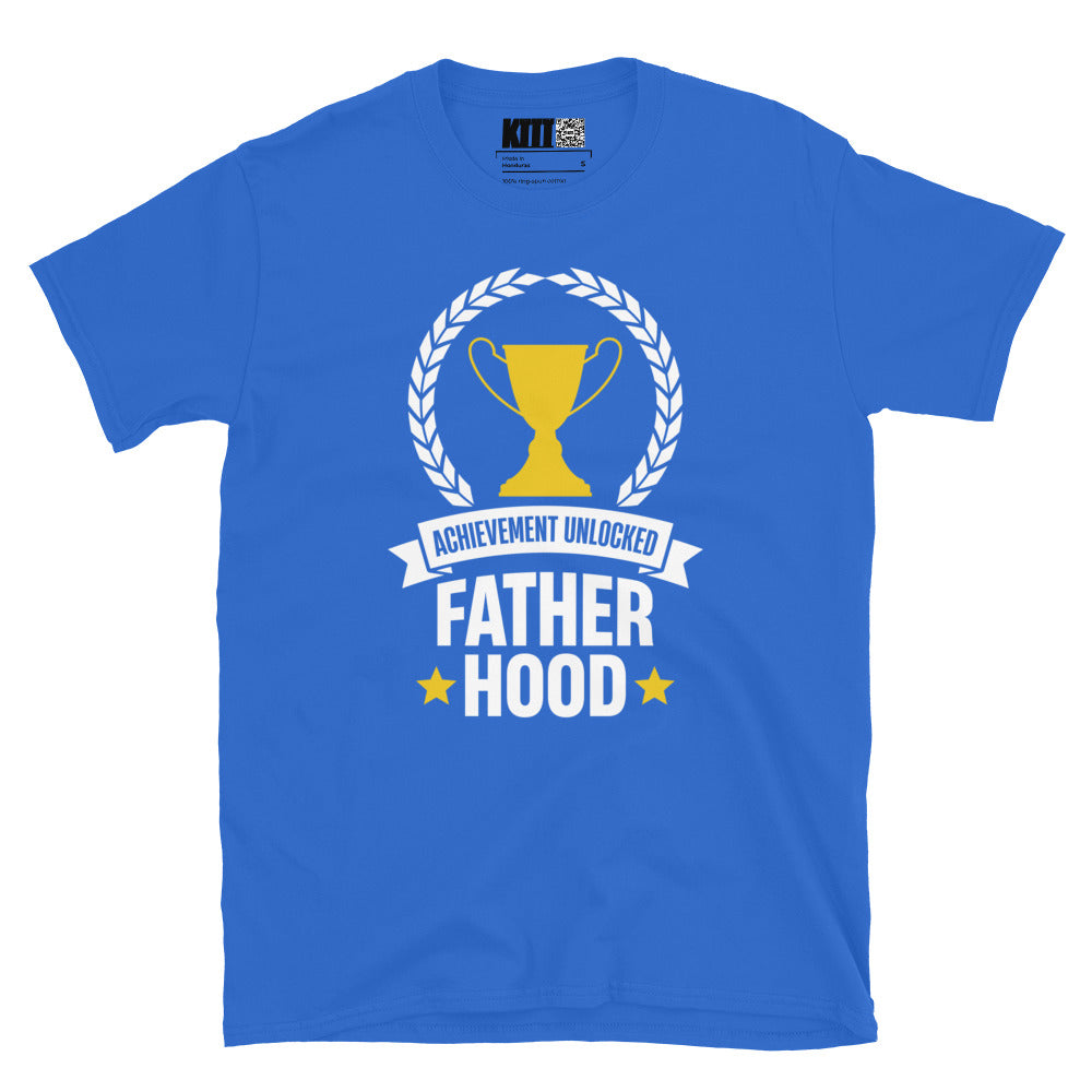 Fatherhood Unlocked - Trophy Dad Short-Sleeve Unisex T-Shirt