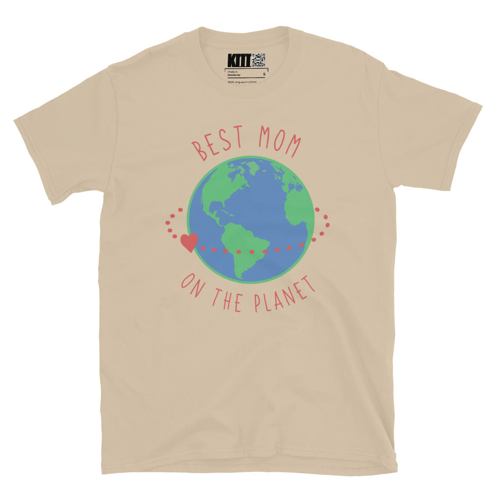 Best Mom on the Planet - World of Love Short-Sleeve Unisex T-Shirt