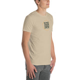 K3T’s QR Code & Slogan Short-Sleeve Unisex T-Shirt