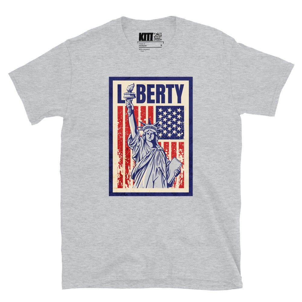 Liberty - Flame of Freedom Short-Sleeve Unisex T-Shirt