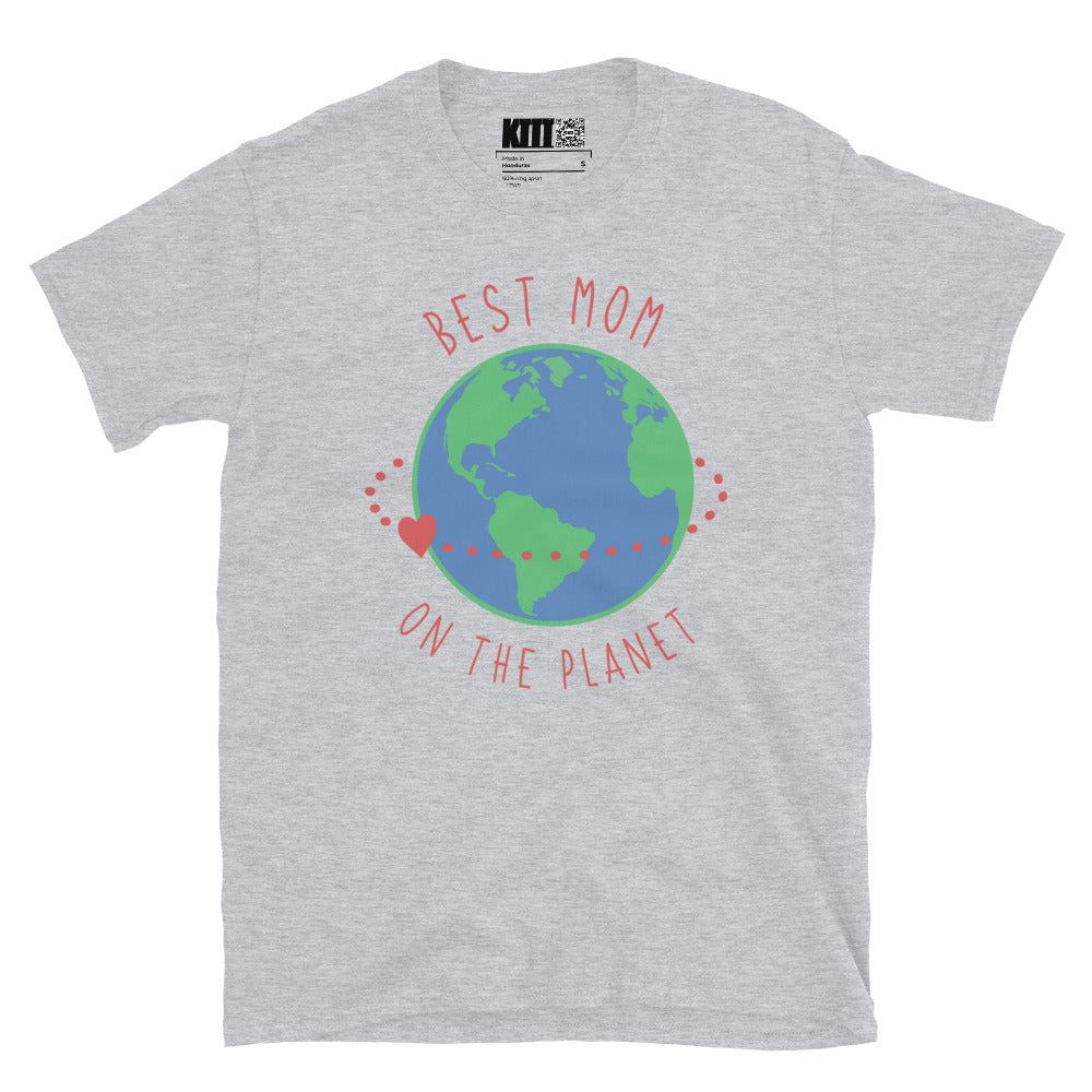 Best Mom on the Planet - World of Love Short-Sleeve Unisex T-Shirt