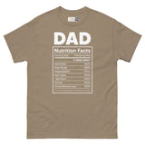 Dad Nutrition Facts Unisex Classic Tee