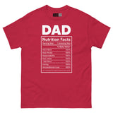 Dad Nutrition Facts Unisex Classic Tee