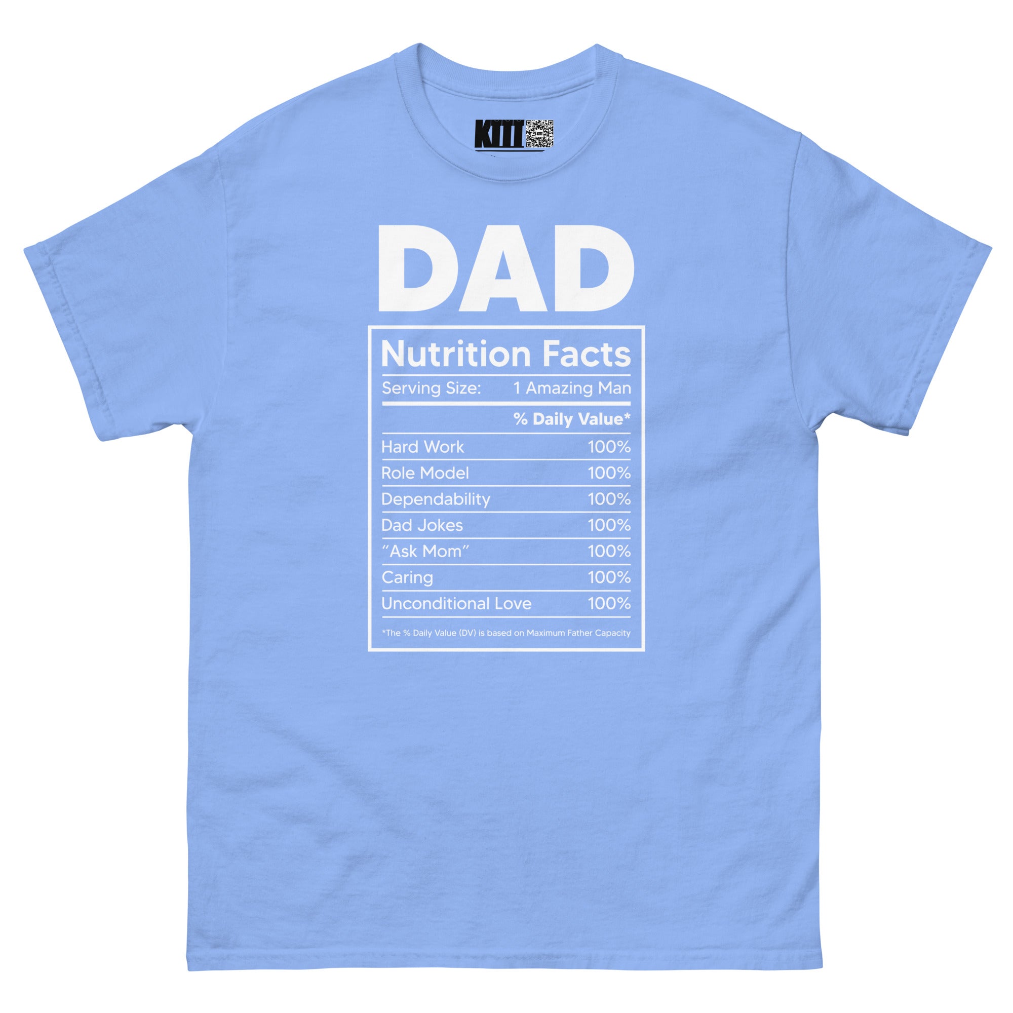 Dad Nutrition Facts Unisex Classic Tee