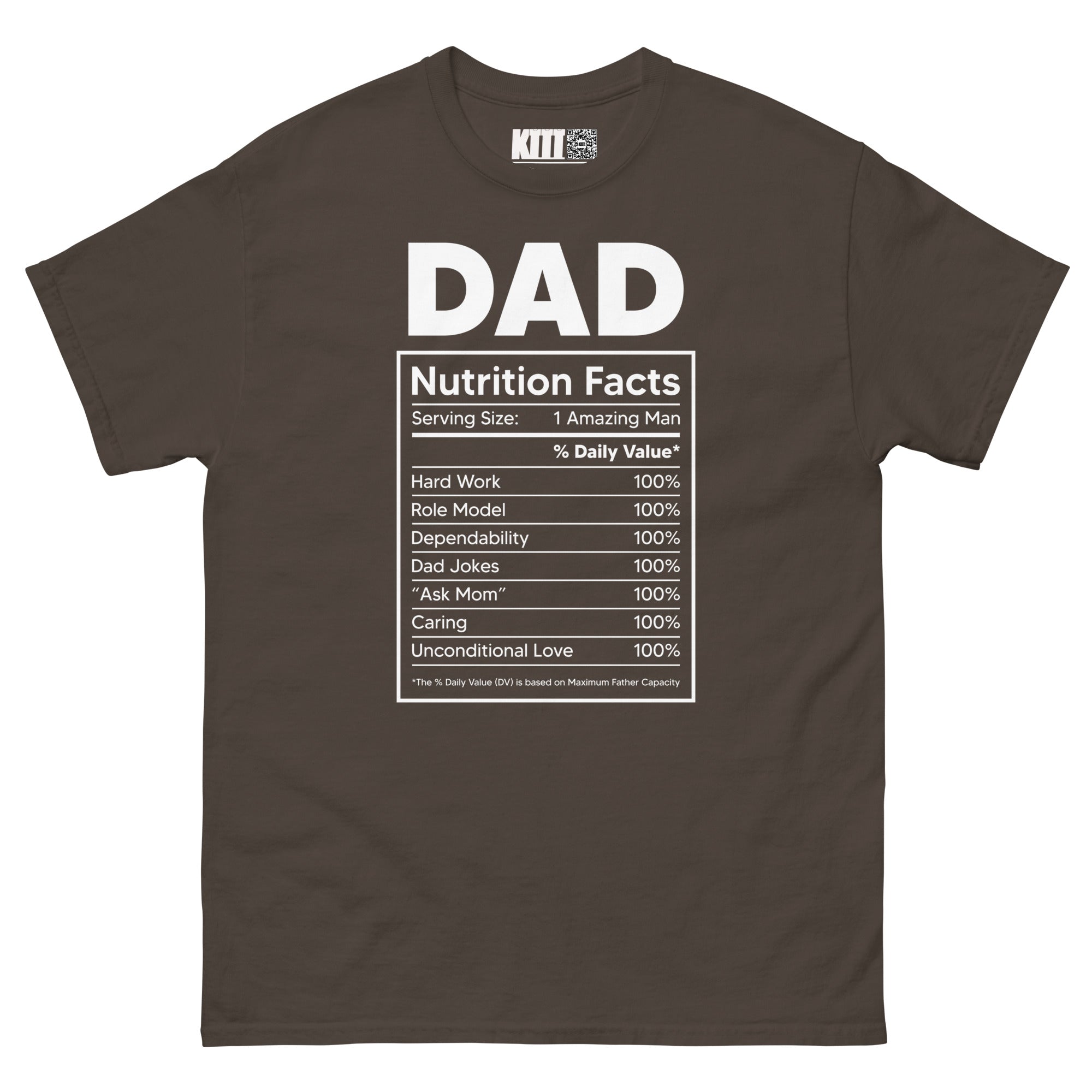 Dad Nutrition Facts Unisex Classic Tee