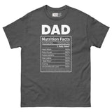 Dad Nutrition Facts Unisex Classic Tee
