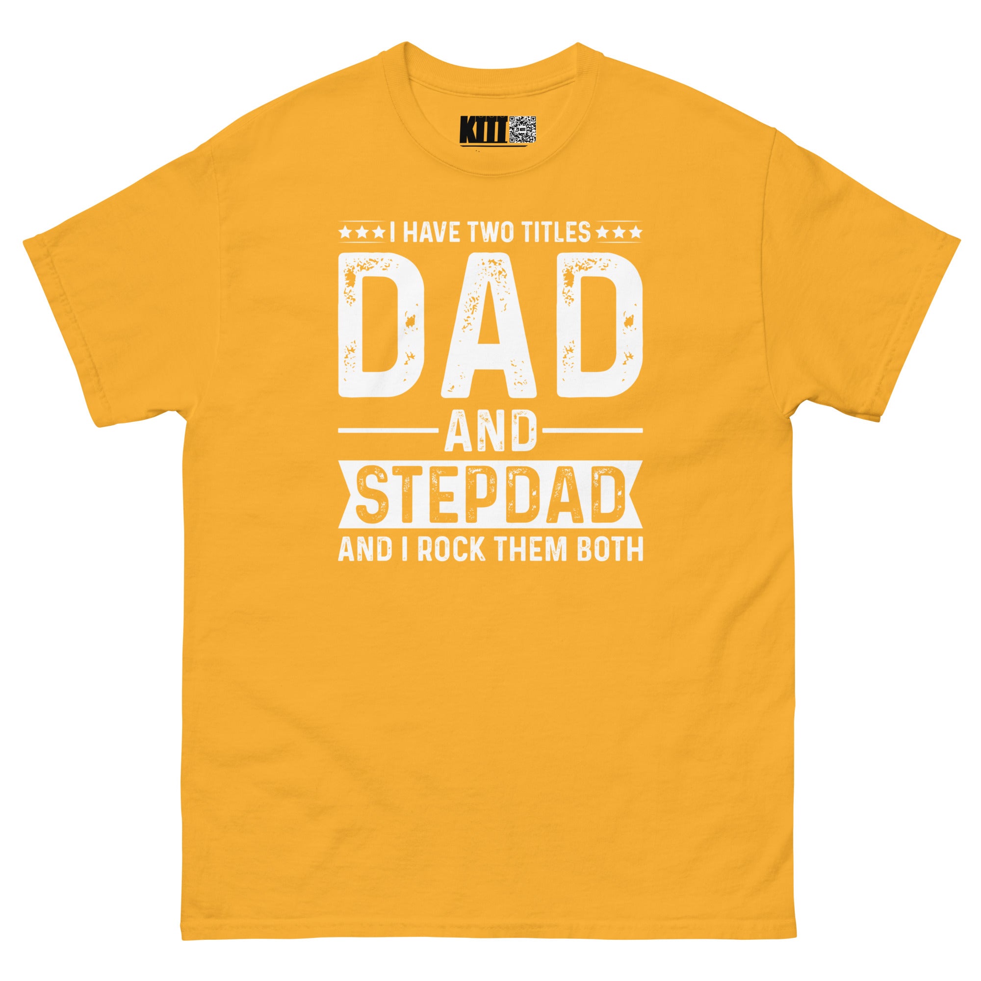 Dad & Stepdad - Double Title Rockstar Unisex Classic Tee
