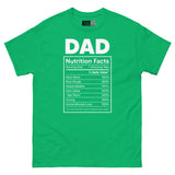 Dad Nutrition Facts Unisex Classic Tee