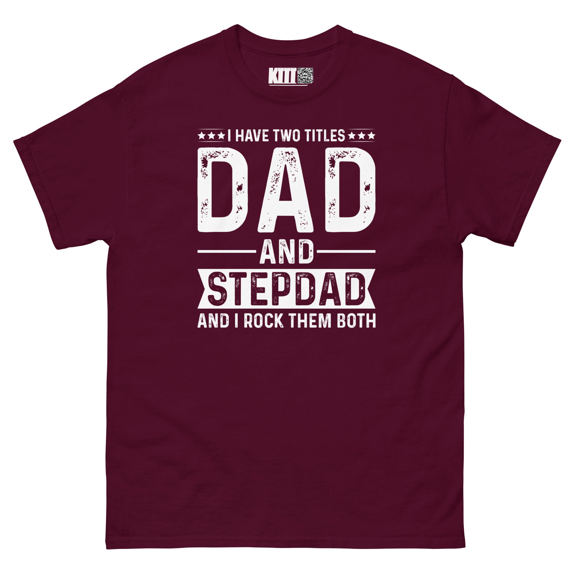 Dad & Stepdad - Double Title Rockstar Unisex Classic Tee