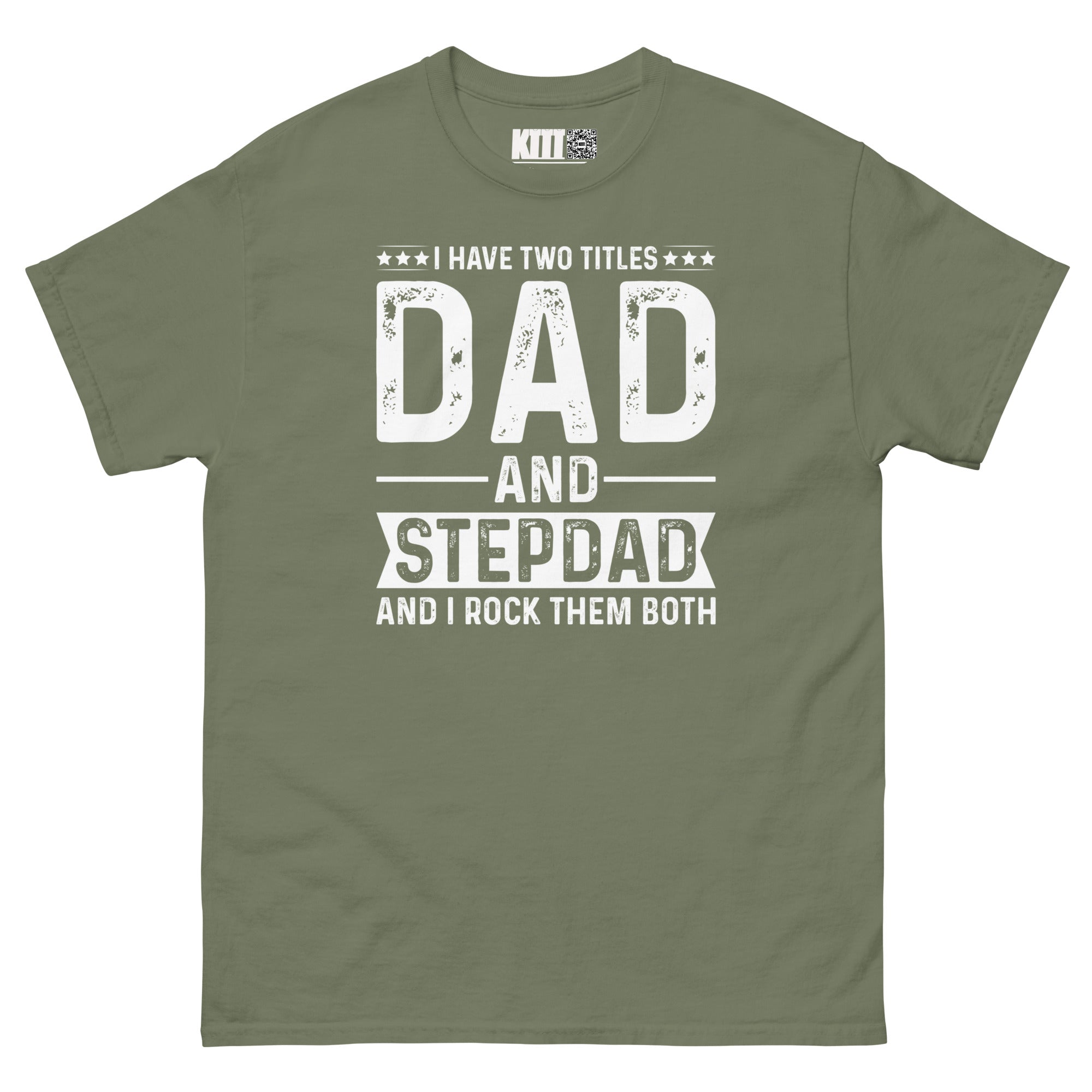 Dad & Stepdad - Double Title Rockstar Unisex Classic Tee