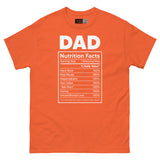 Dad Nutrition Facts Unisex Classic Tee