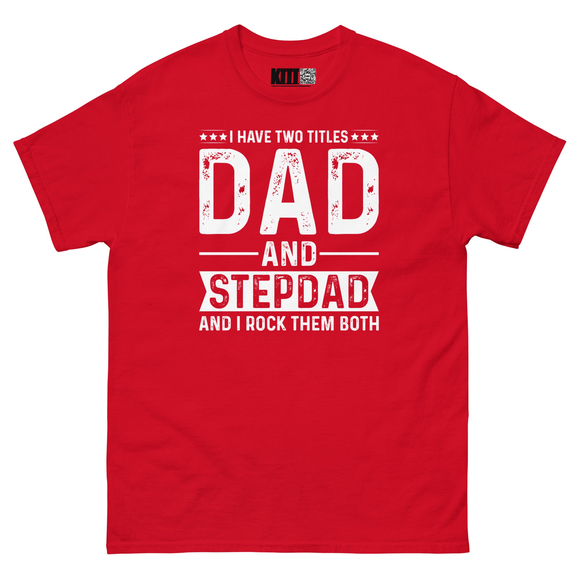 Dad & Stepdad - Double Title Rockstar Unisex Classic Tee