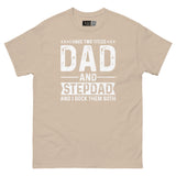 Dad & Stepdad - Double Title Rockstar Unisex Classic Tee