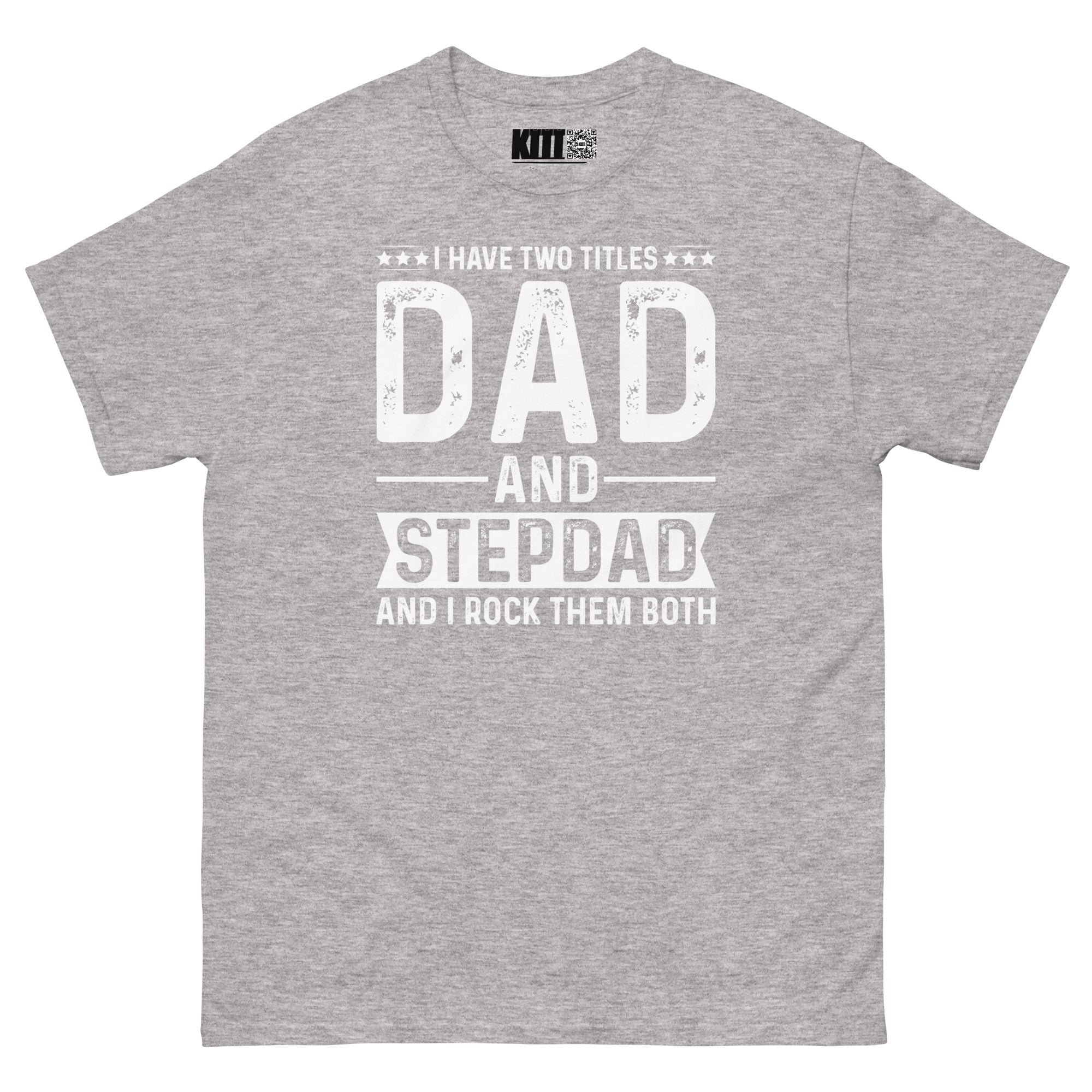 Dad & Stepdad - Double Title Rockstar Unisex Classic Tee
