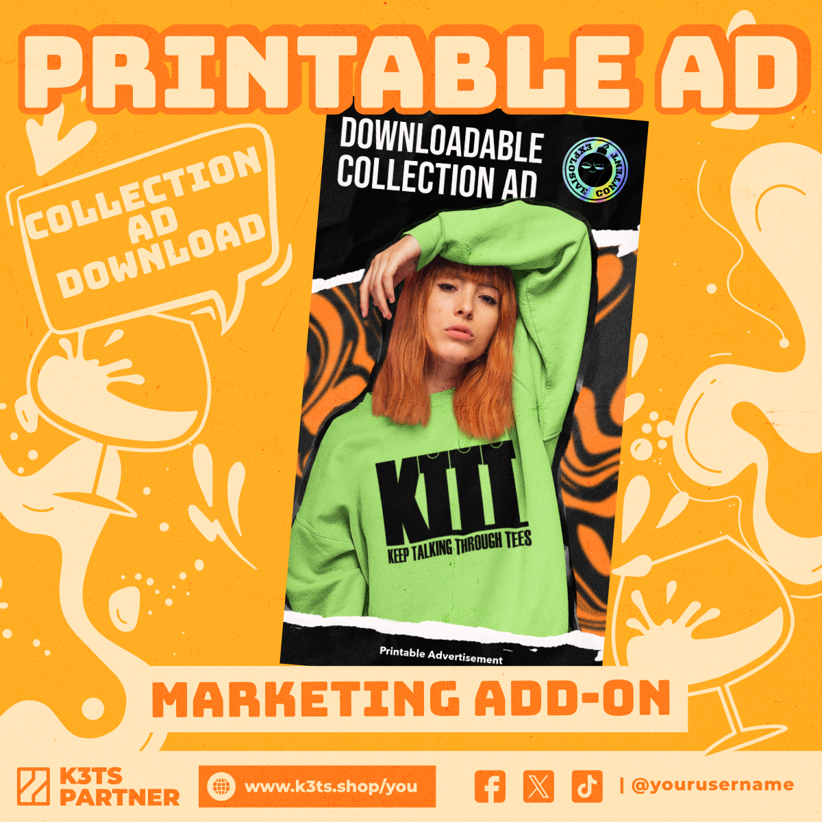 Marketing Add-On Printable Ad