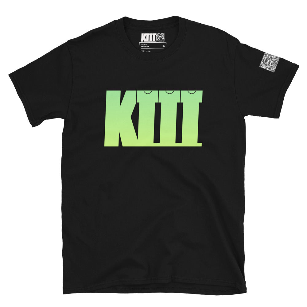 K3T’s Logo Tee – Green Gradient Edition Short-Sleeve Unisex T-Shirt