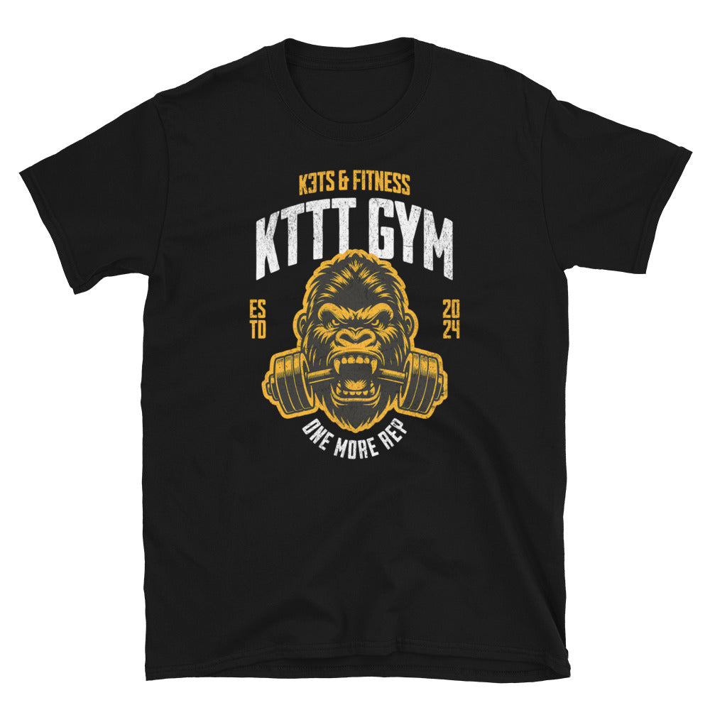 K3T’s Gym Gorilla - One More Rep Short-Sleeve Unisex T-Shirt