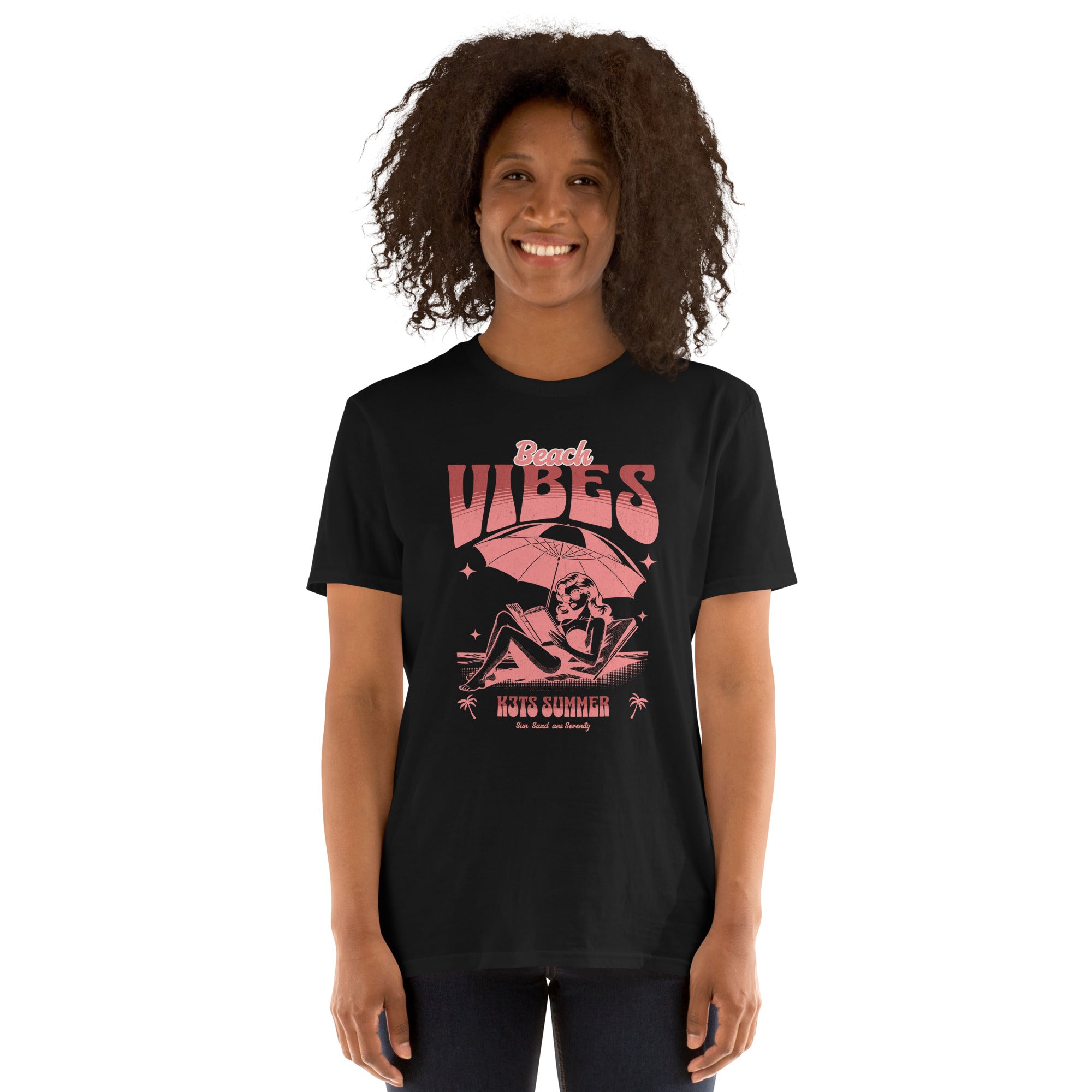 Beach Vibes - Sun, Sand, and Serenity Short-Sleeve Unisex T-Shirt