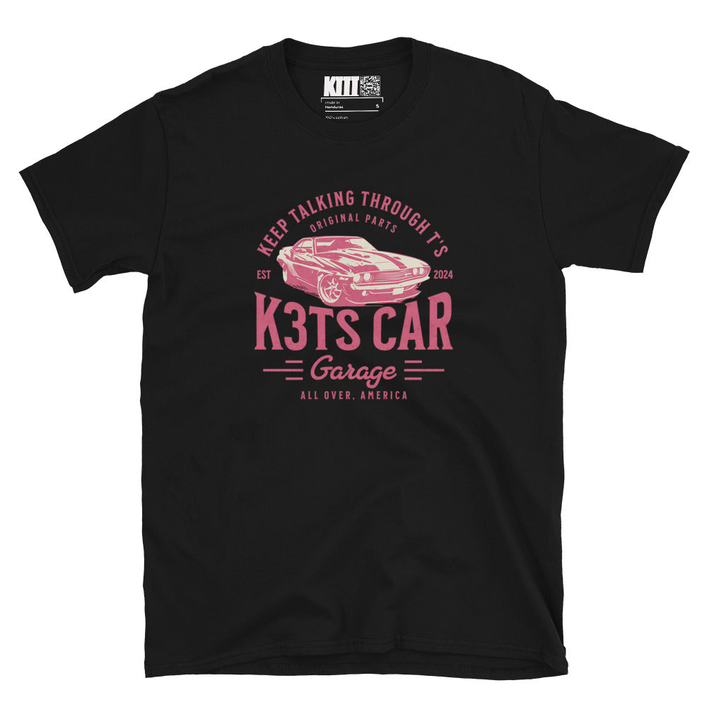 K3T’s Car Garage - Classic Car Short-Sleeve Unisex T-Shirt