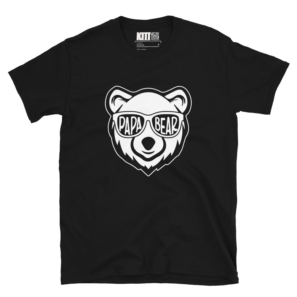 Papa Bear - Cool Shades Short-Sleeve Unisex T-Shirt