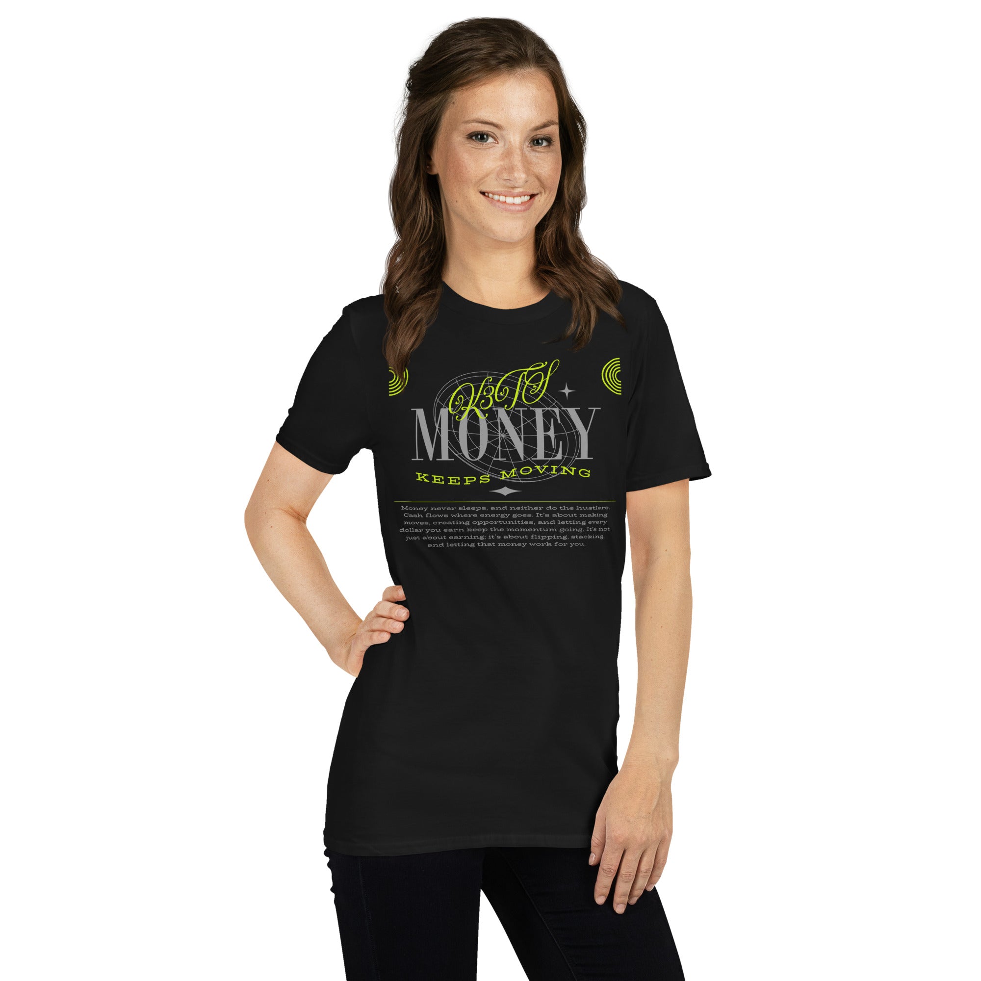 Money Keeps Moving Short-Sleeve Unisex T-Shirt