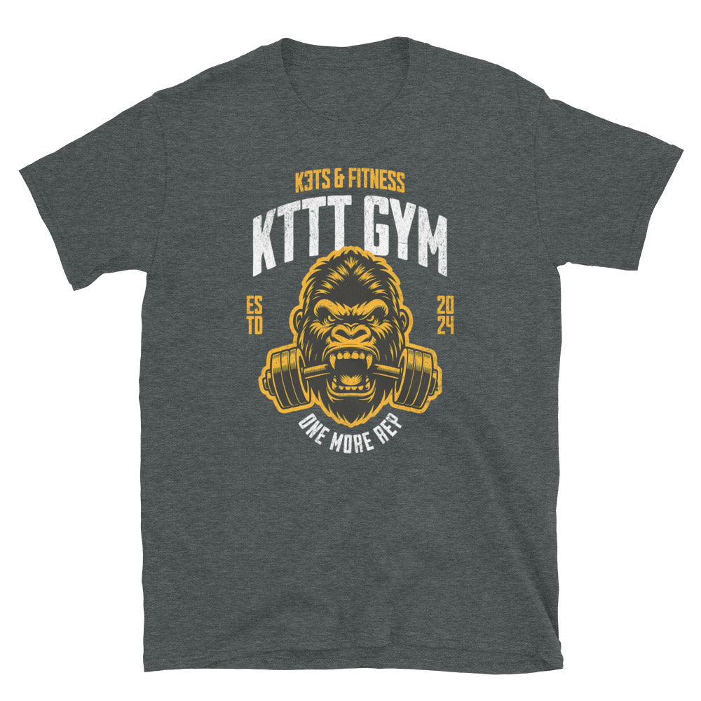 K3T’s Gym Gorilla - One More Rep Short-Sleeve Unisex T-Shirt