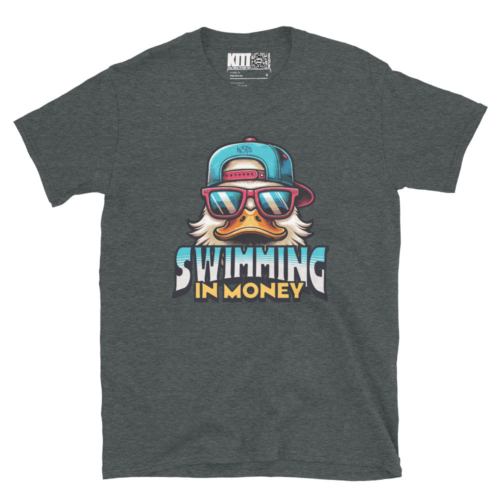 Swimming in Money - Duck Life Short-Sleeve Unisex T-Shirt