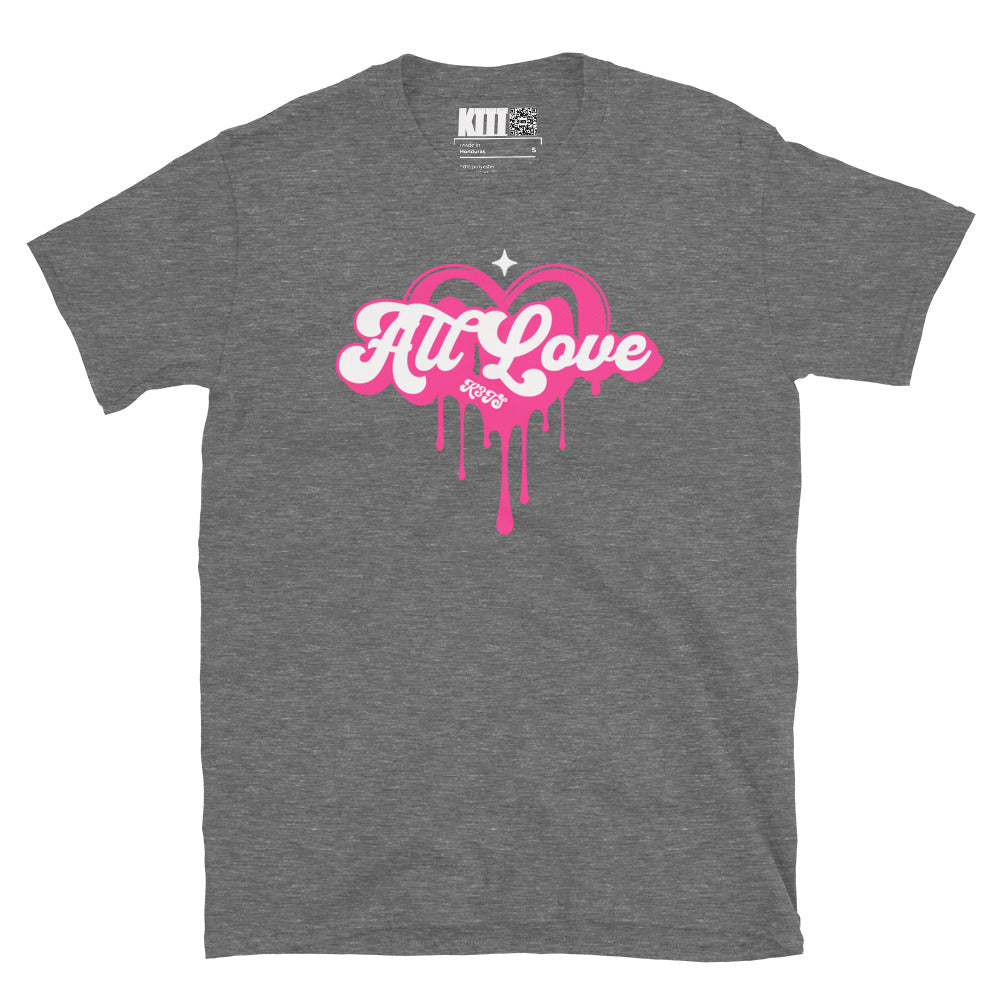 All Love - Painted Heart - Short-Sleeve Unisex T-Shirt