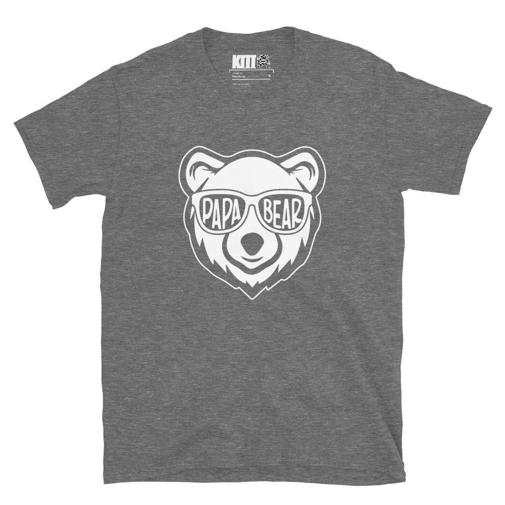 Papa Bear - Cool Shades Short-Sleeve Unisex T-Shirt
