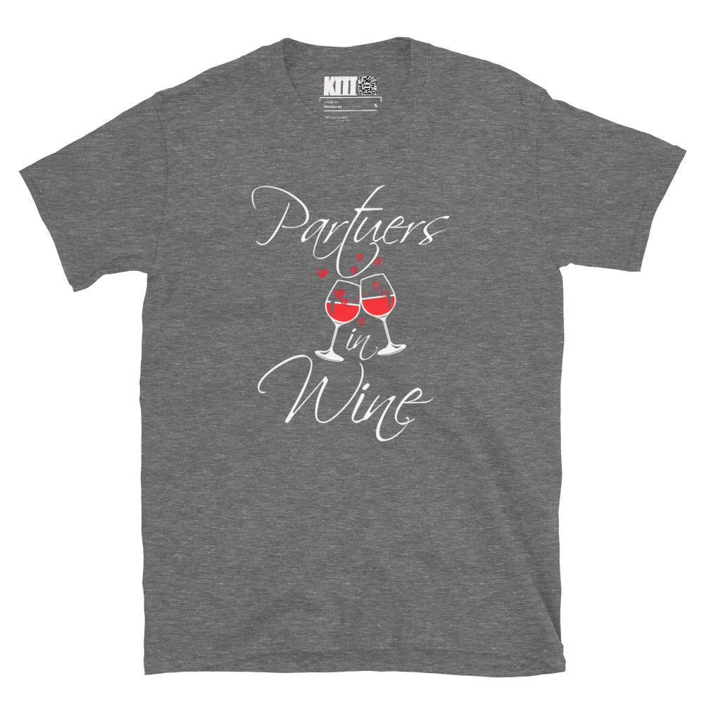 Partners in Wine - Sip Happens Short-Sleeve Unisex T-Shirt