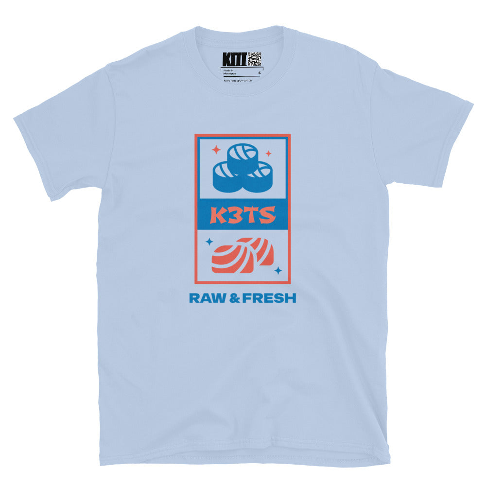 K3T’s Raw and Fresh Sushi Short-Sleeve Unisex T-Shirt