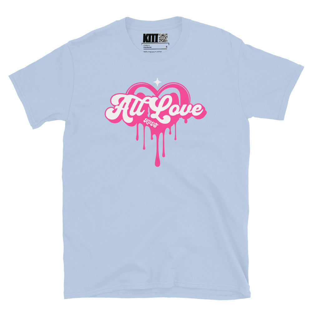 All Love - Painted Heart - Short-Sleeve Unisex T-Shirt