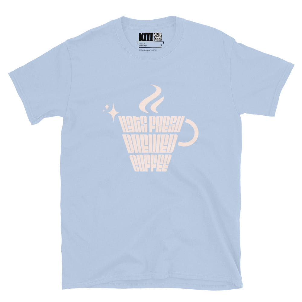 K3T’s Fresh Brewed Coffee Cup Short-Sleeve Unisex T-Shirt