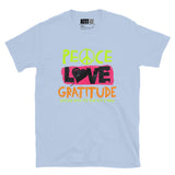 Peace Love Gratitude - Spread Love Short-Sleeve Unisex T-Shirt